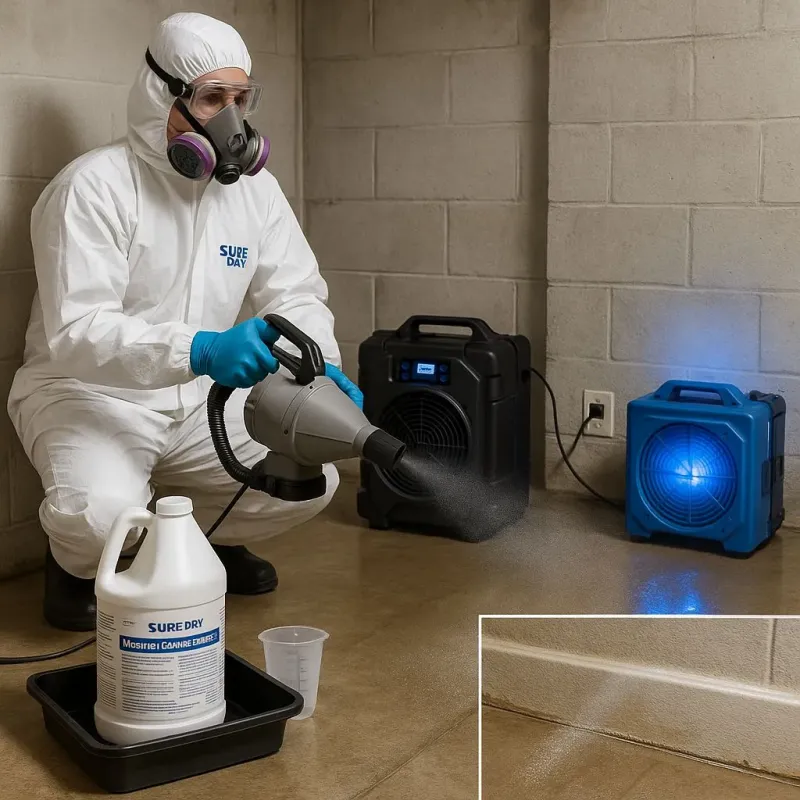 Sanitization and Odor Removal process in Fryeburg, ME
